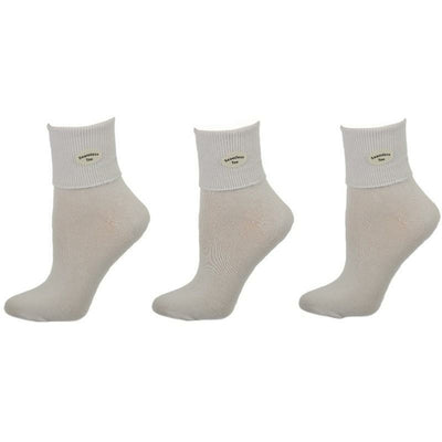 Classic Ribbed Single Cuff Pima Cotton 3 Pairs School Uniform Socks