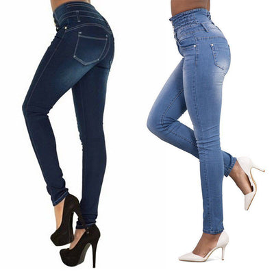 Hot High Quality Wholesale Woman Denim Pencil Pants Top Brand Stretch