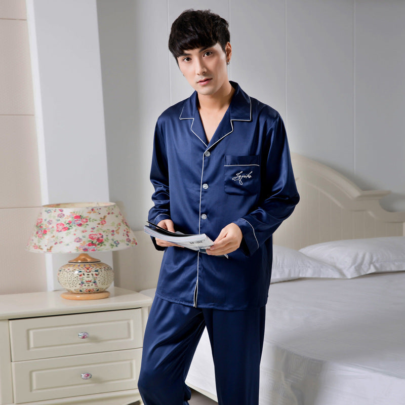 Stretch satin chiffon pajamas