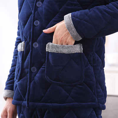 Thick quilted pajamas