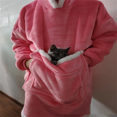 Lazy Pajamas Pullover TV Blanket