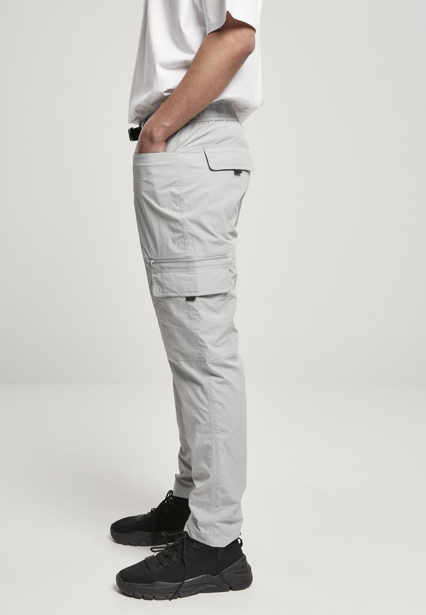 Adjustable Nylon Cargo Pants