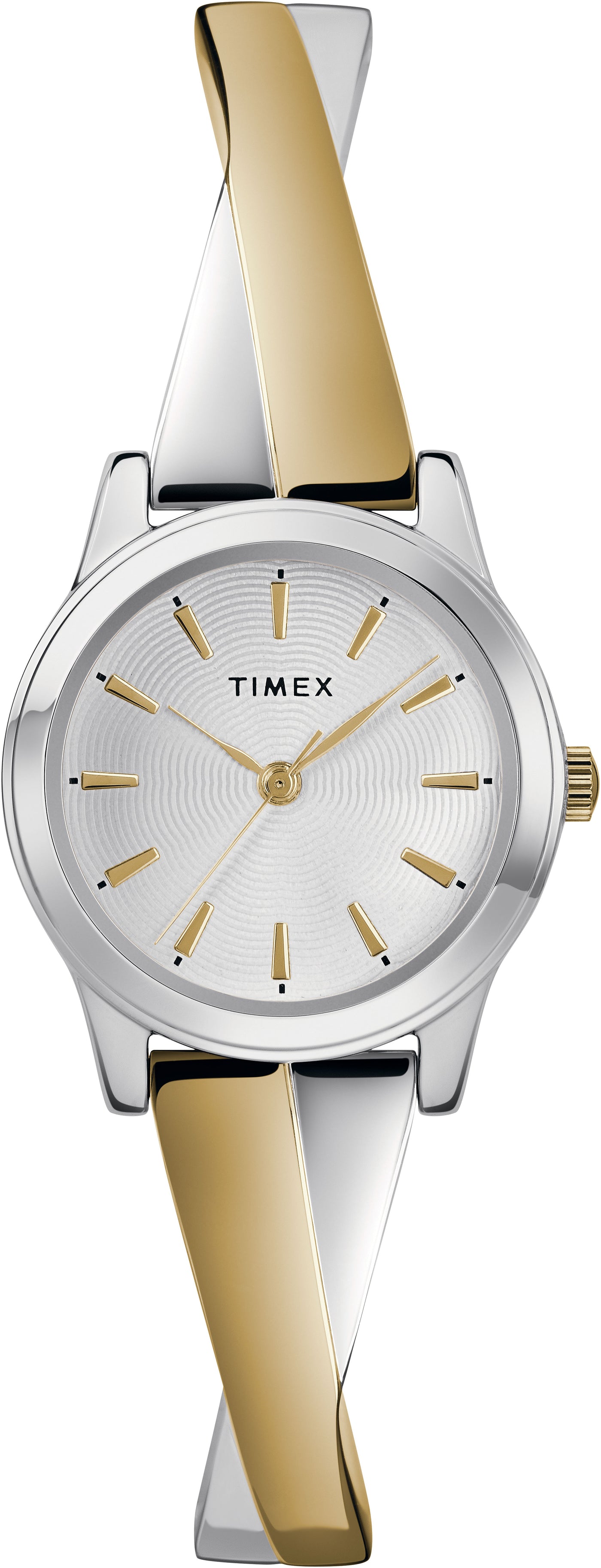 Timex TW2R98600 Women's Two-Tone Stainless Steel Expansion Band Bangle