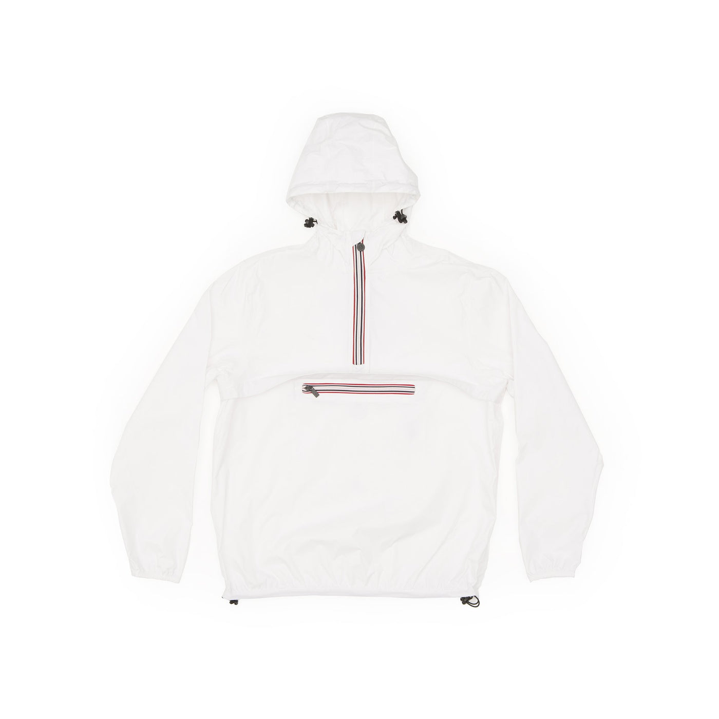 White Quarter Zip Packable Rain Jacket SuccessActive