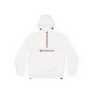 White Quarter Zip Packable Rain Jacket SuccessActive