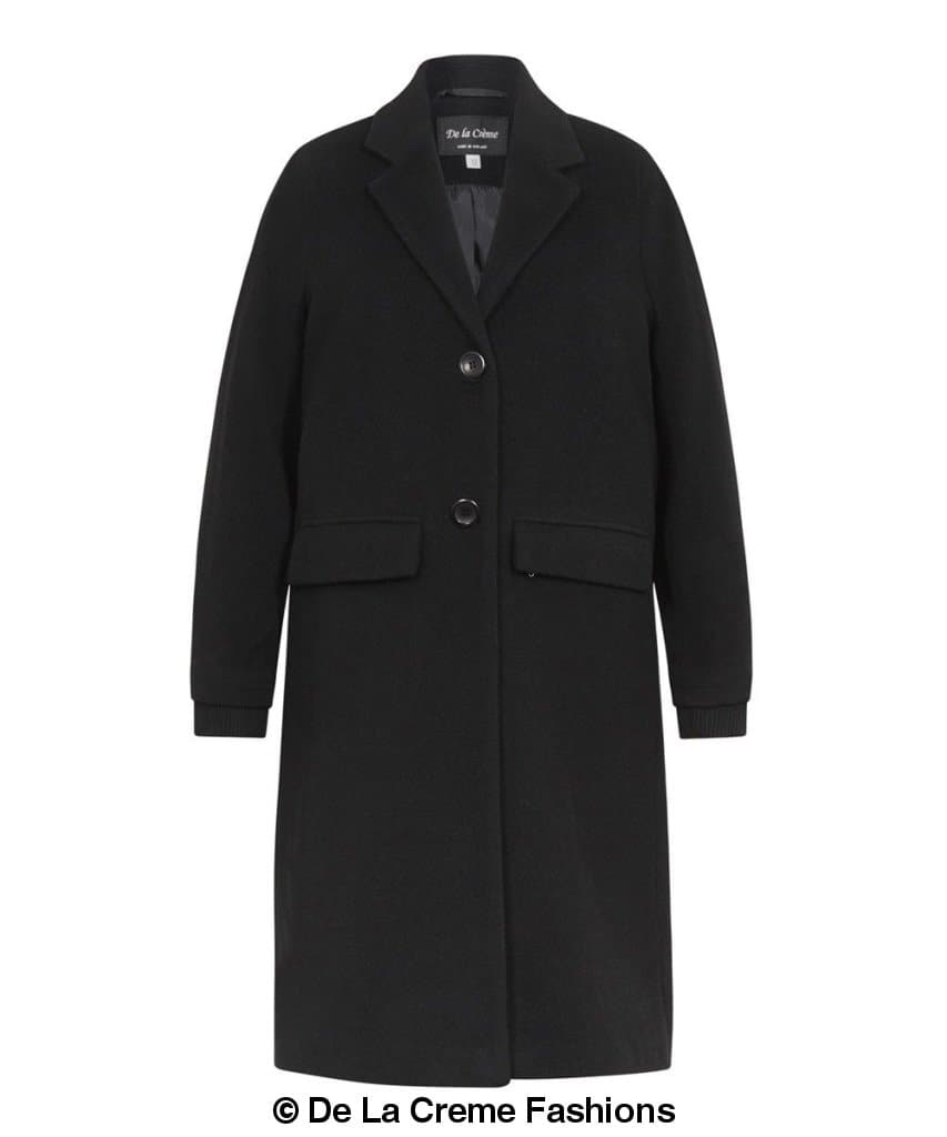 Womens Wool Blend Winter Warm Knee Length Coat