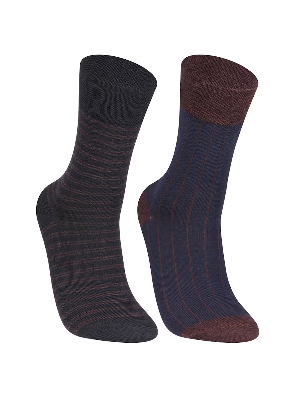 Men pack of 2 printed above ankle length socks