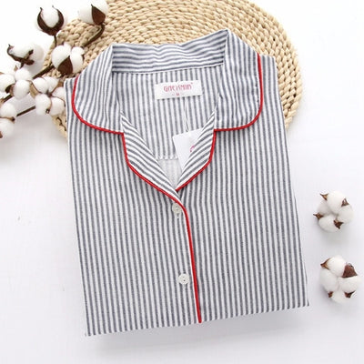 home suit Women Pajamas Long Sleeve Women Cotton