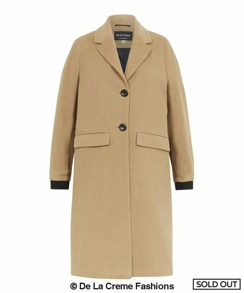 Womens Wool Blend Winter Warm Knee Length Coat