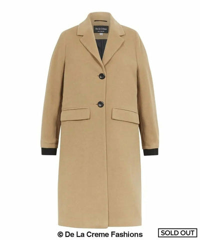 Womens Wool Blend Winter Warm Knee Length Coat