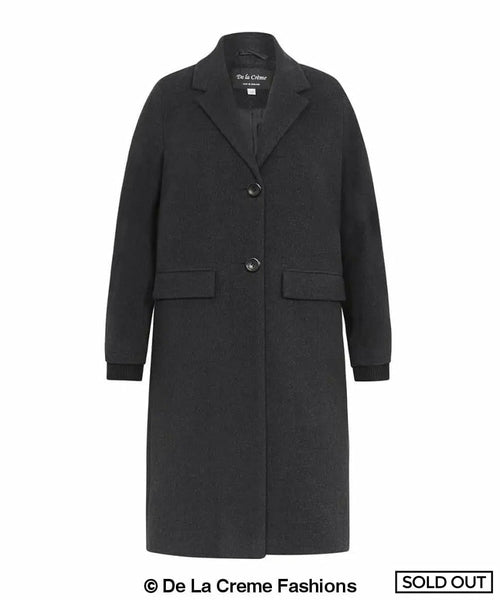 Womens Wool Blend Winter Warm Knee Length Coat