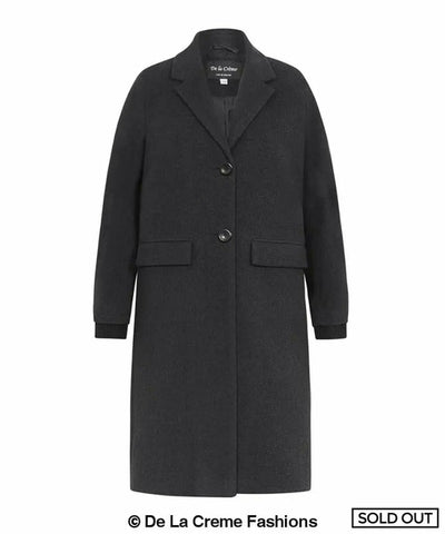 Womens Wool Blend Winter Warm Knee Length Coat