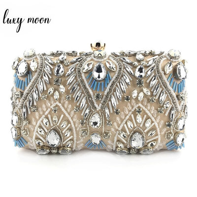 Clutch handbag Luxury Diamond Rhinestone Clutch Bags Exquisite Female