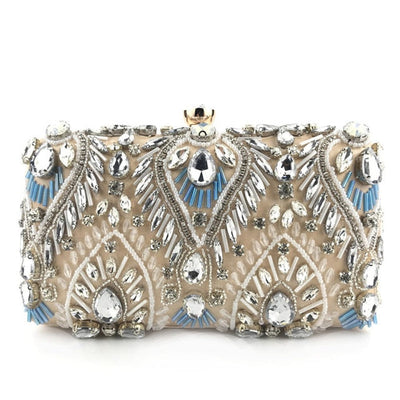 Clutch handbag Luxury Diamond Rhinestone Clutch Bags Exquisite Female