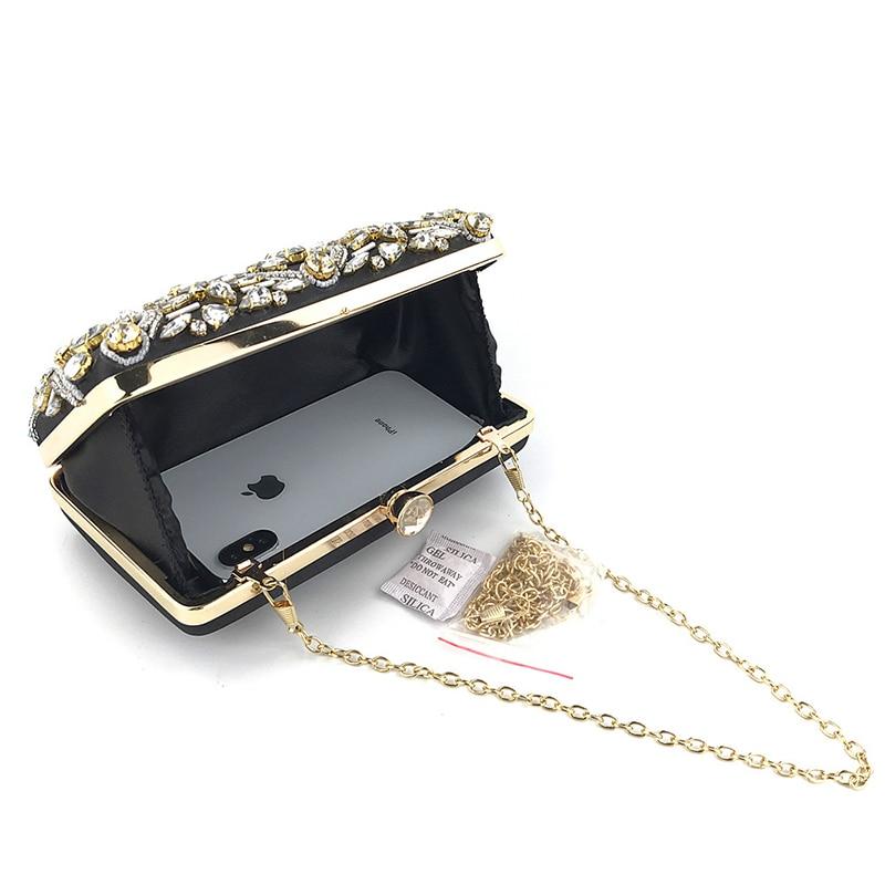 Clutch handbag Luxury Diamond Rhinestone Clutch Bags Exquisite Female