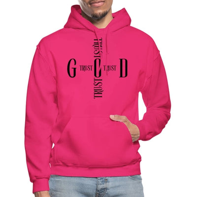 Mens Hoodie / Trust God Sweatshirt