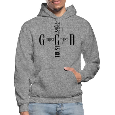 Mens Hoodie / Trust God Sweatshirt