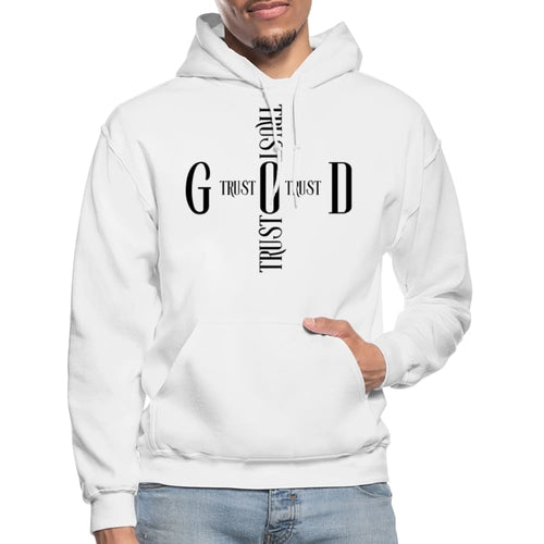 Mens Hoodie / Trust God Sweatshirt